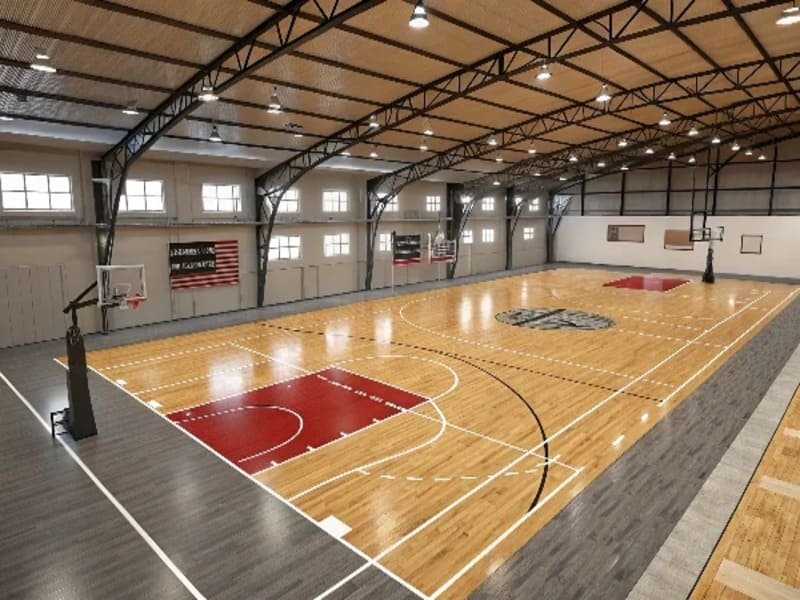 Лучший материал для крытого спортивного корта