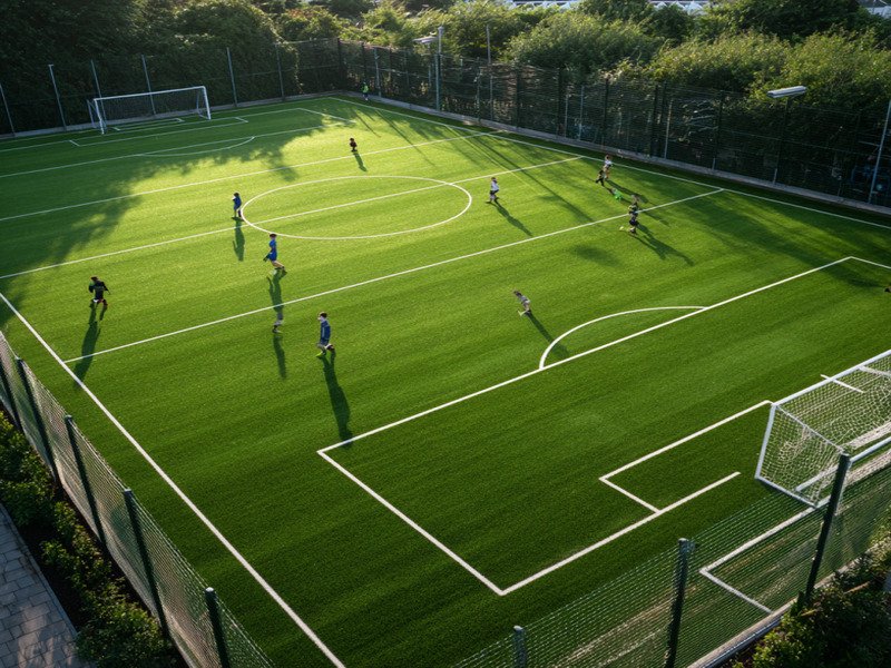 diverse opzioni di pavimentazione del campo da futsal a confronto