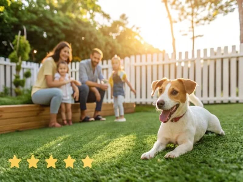 Sztuczna trawa przyjazna dla zwierząt