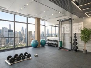 A Photograph Of A Modern Gymnasium With A Focus On[1]