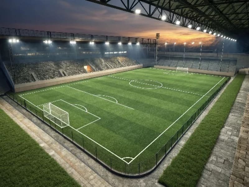 Campo da futsal FIFA durante una competizione internazionale