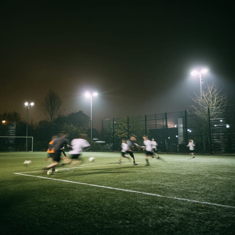 Fitzgerald0652 5 A Side Football Pitch At Night Surrounded By T 6e51febb 5d91 4dfa 9d7b 4a5b0898be45