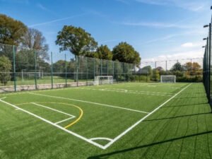 عشب صناعي خارجي من العشب الصناعي لملعب كرة قدم الصالات [1]