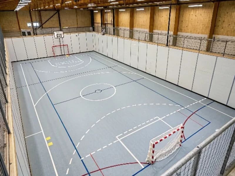 diagramma delle dimensioni del campo da futsal ufficiale