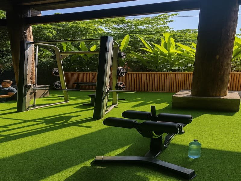 Zastosowania murawy na siłowni