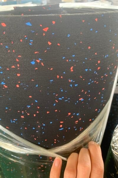 gulungan anyaman karet