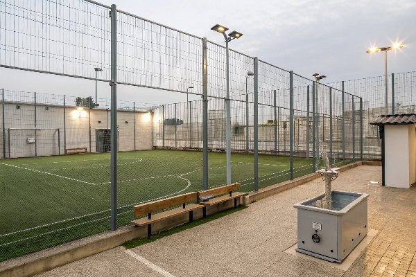 budget futsal court with basic amenities