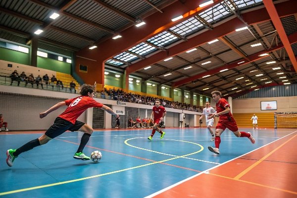 cross-section of court base layers