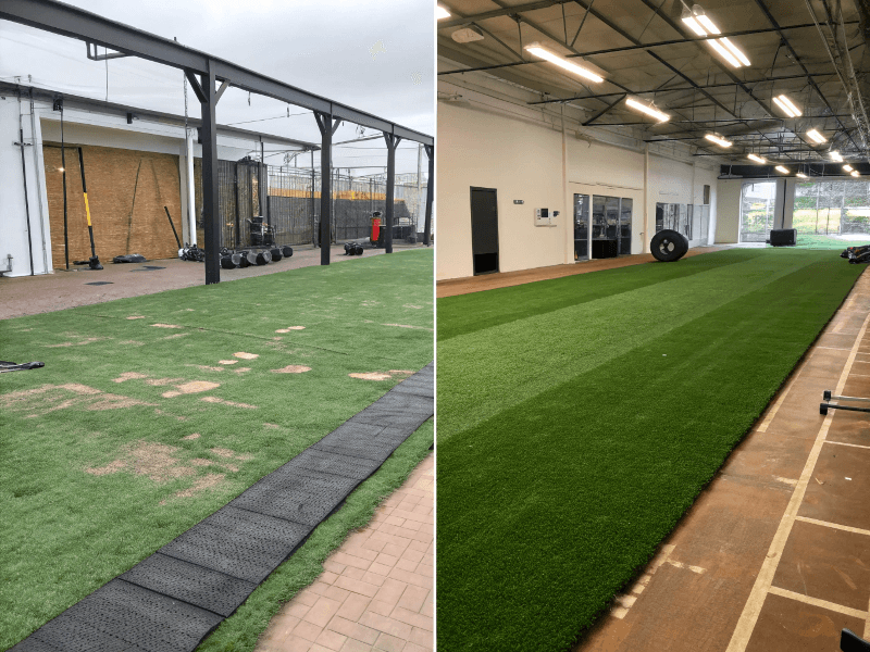 Fortune-star Tappeto Erboso Artificiale Per Cani Tappeto Erboso Professionale Per Cani Tappeto Erboso Finto Con Scarico Facile Da Pulire Per L'allenamento Terrazza Coperta Decorazione Del Prato