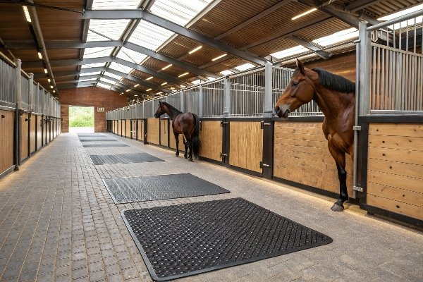 منع إزاحة الحصيرة في مرابط الخيول