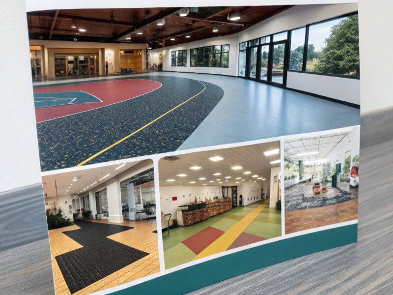 Marketing materials for OCR flooring