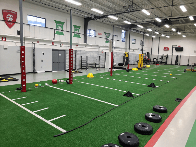 اختبار السلامة في العشب الصناعي