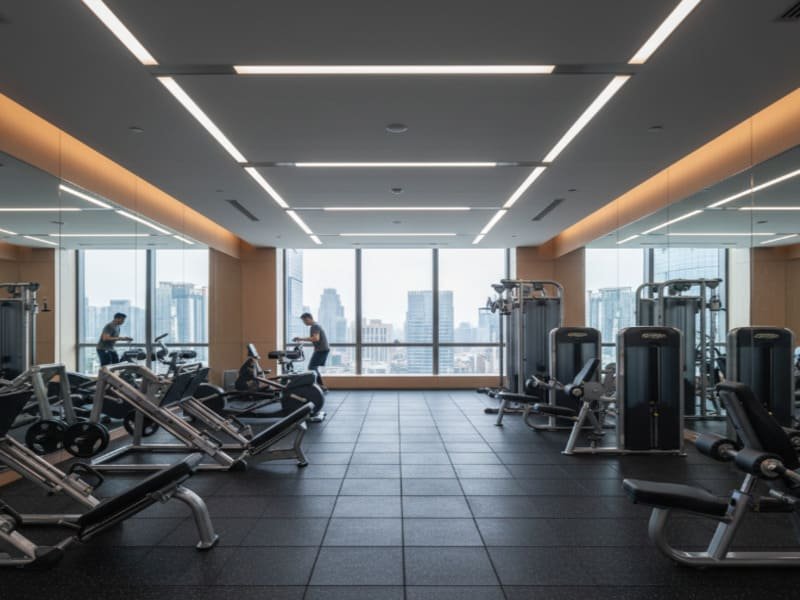 Резиновая плитка для спортзала (2)