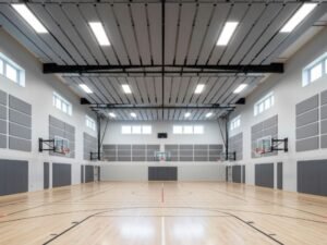 Akustikplatten für Sporthallen (1)