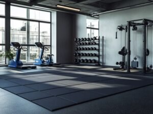 Violetchavez Realistisches Foto von schwarzen quadratischen Gummifliesen auf Th 9d9d00da E71e 4f39 849e 7eb12ab74fa8