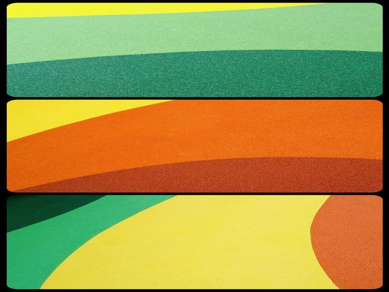 Graph showing total cost of ownership over 5 years for mulch vs rubber