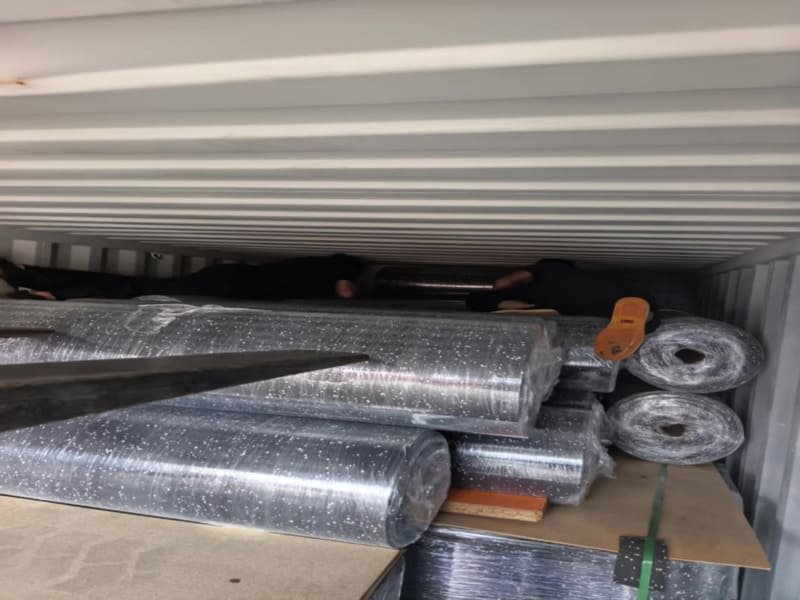 loading rubber rolls safely